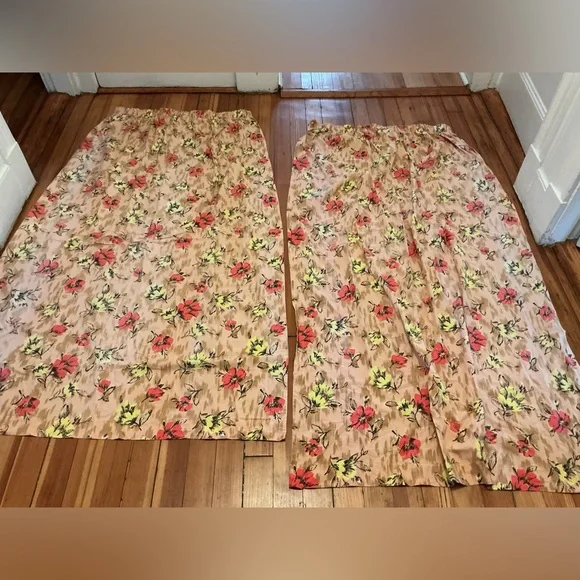 💎 Vintage Belle Amie Cotton Drapes made in France